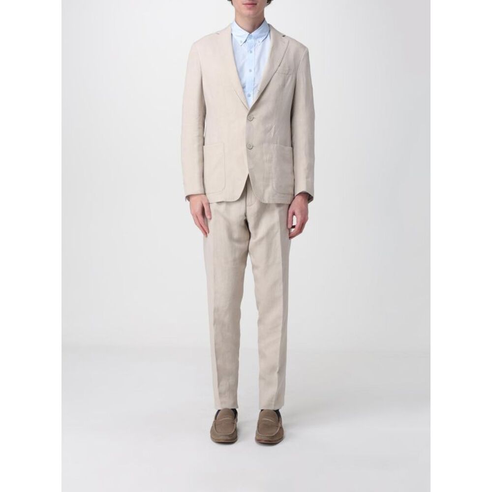 Eleventy Suit Men Sand